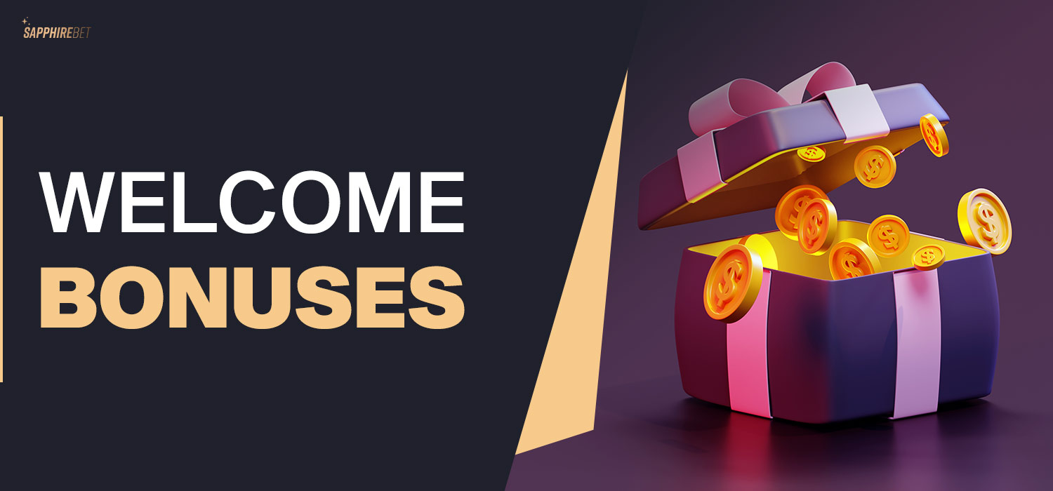 sapphirebet welcome bonuses