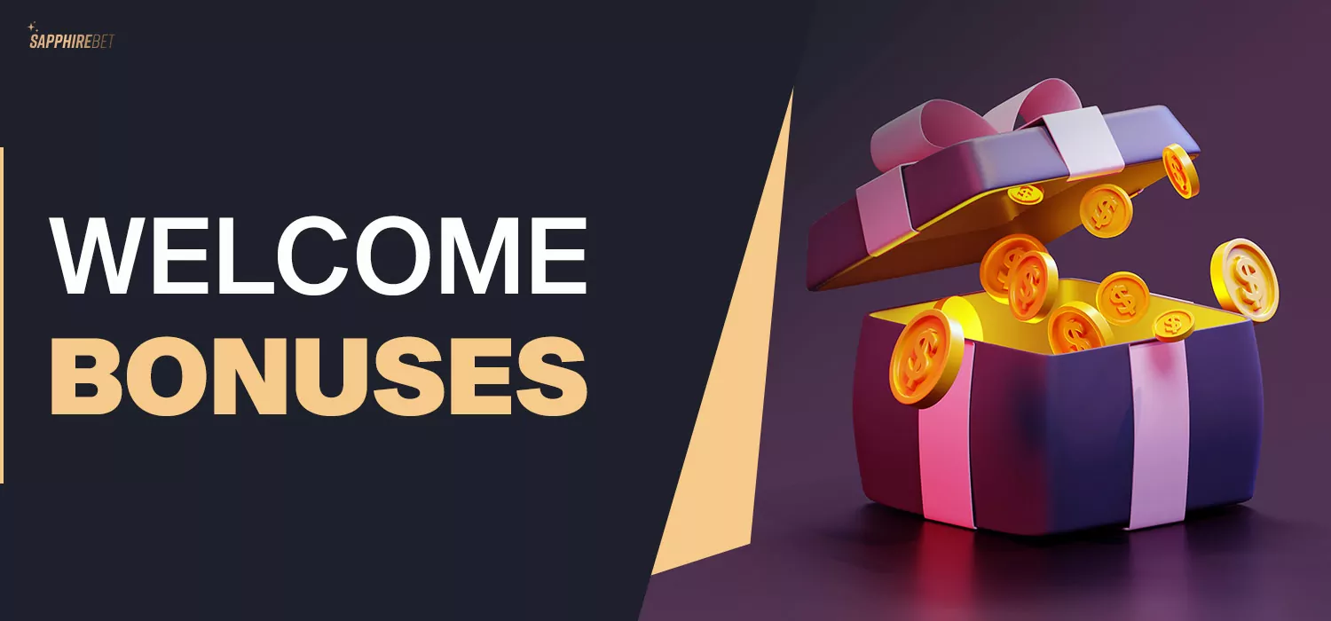 sapphirebet welcome bonuses